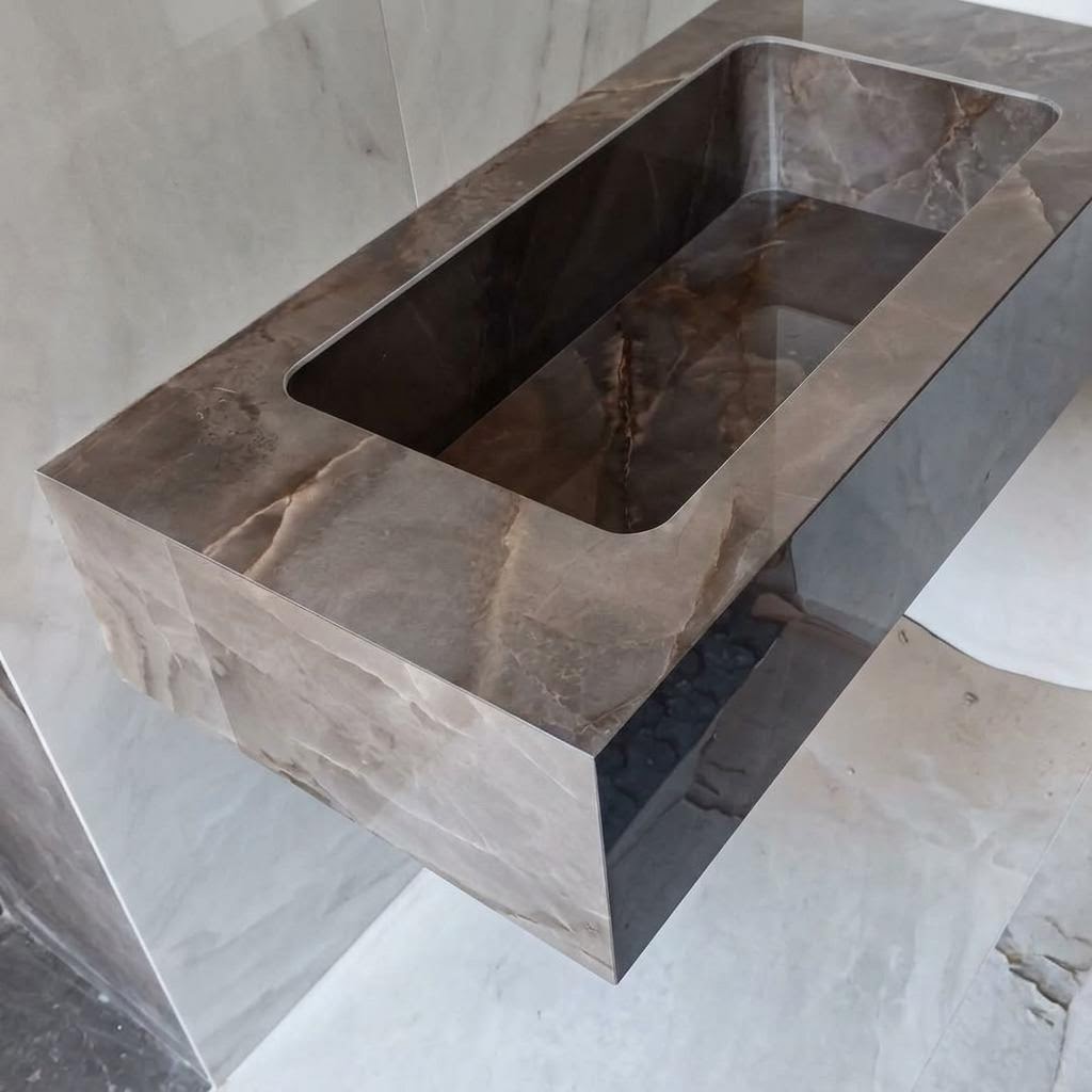 Piano in marmo su misura — Impresa Edile Belzaino